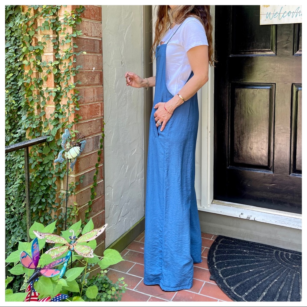 ✨LAST ONE✨Paris Chic wide leg side pockets jumpsuit - Picture 5 of 7